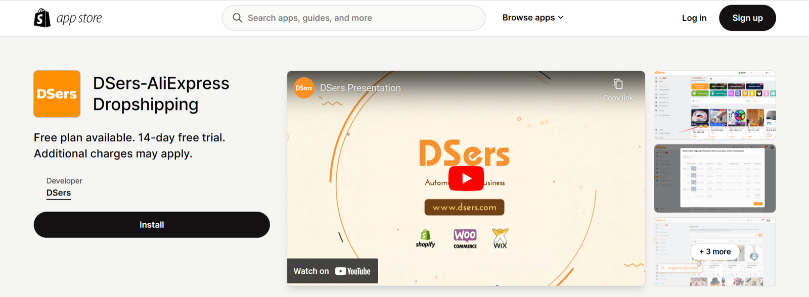 DSers Shopify App